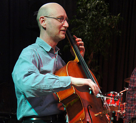 Christoph performing cello